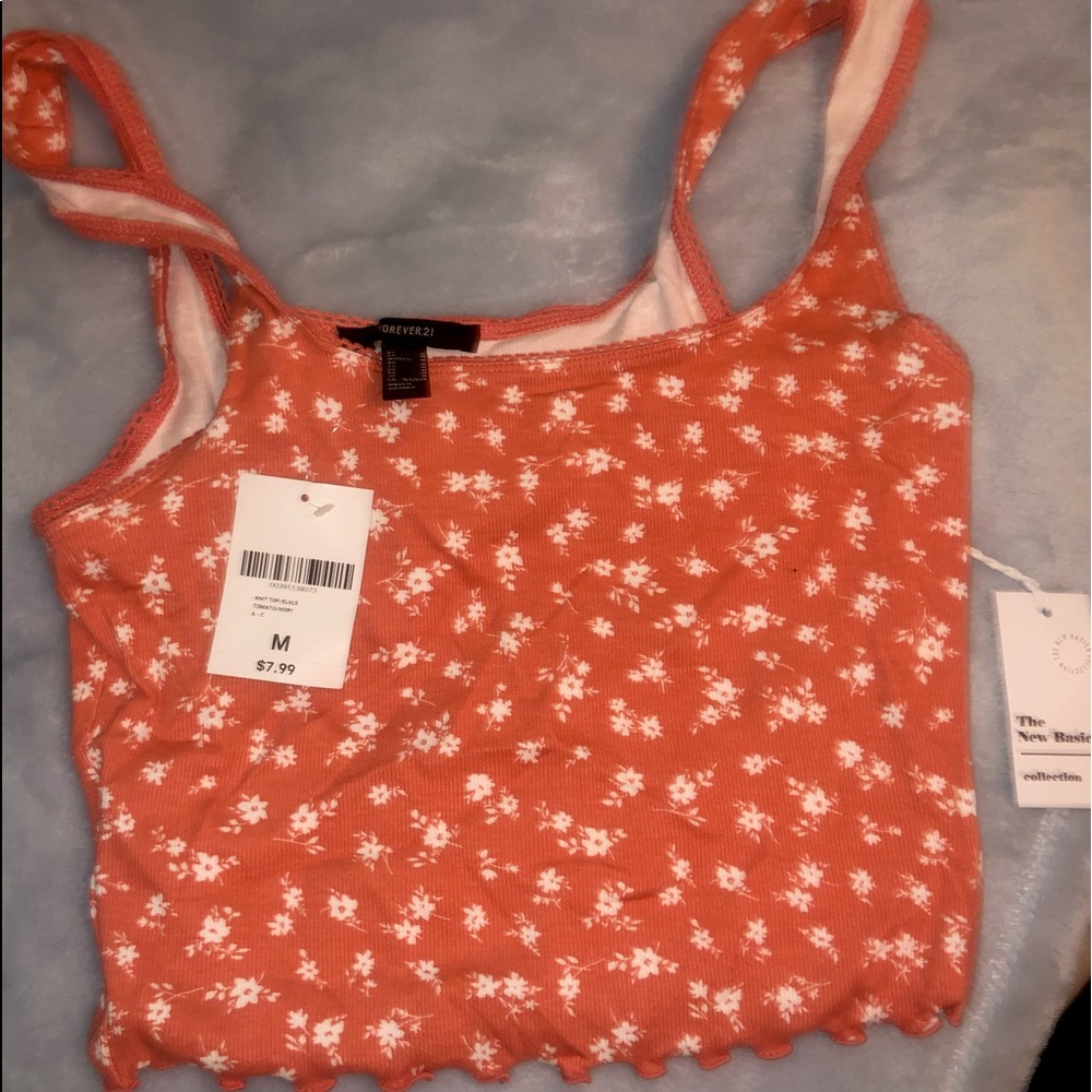 nwt floral forever 21 tank top